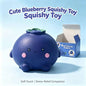 Jumbo Scented Blueberry Squishy Toy, Large TPR Flour Slow‑Rising Squeeze Fidget Toy, Kawaii Fruit Stress Relief Sensory Decompression Toy for Kids Adults, Bulk 4PCS Set Available