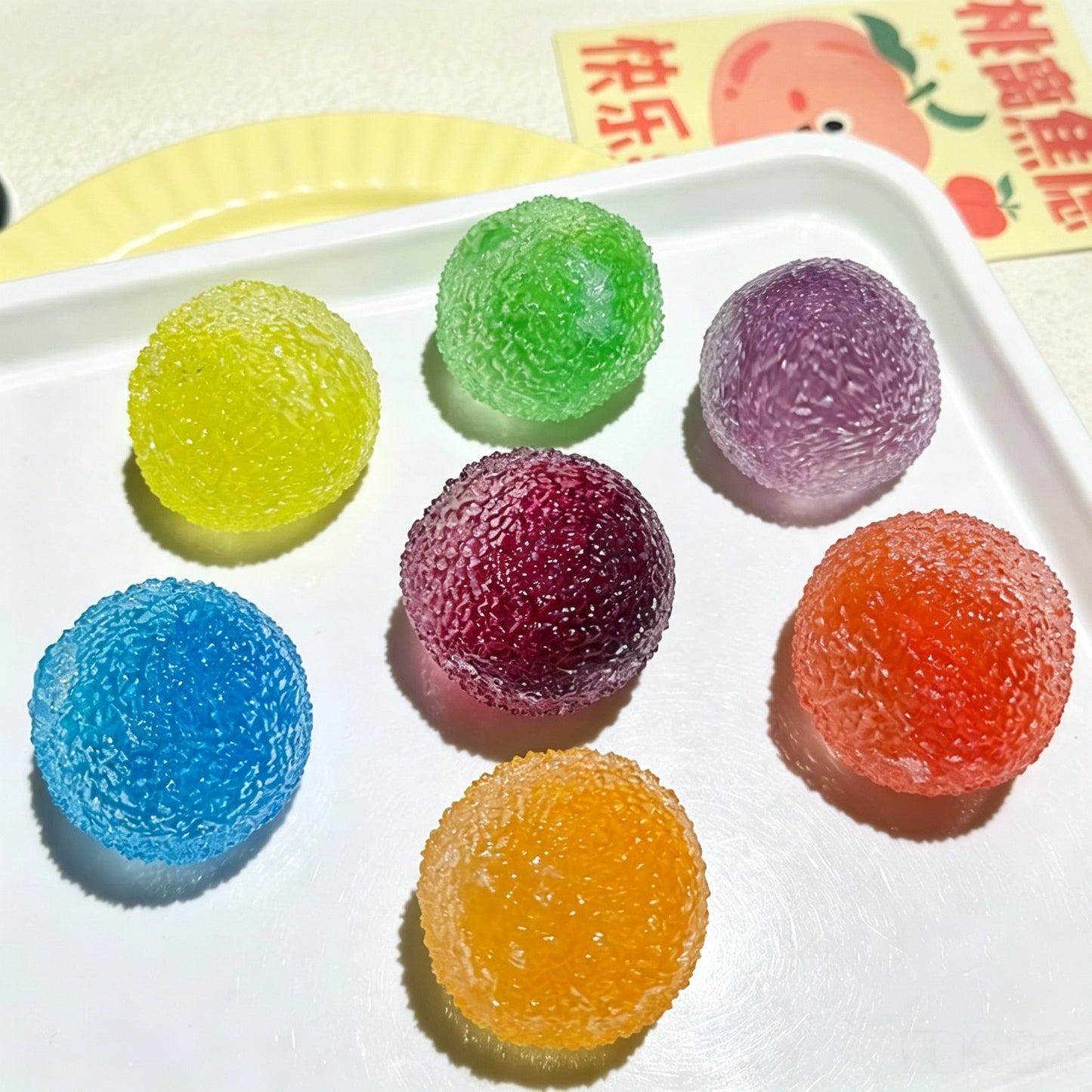 Crunch Ice Slushy Squishy Ball Non-Rebound Fidget Toy, Plasticine Moldable Stress Relief Squeeze Toy for Kids Adults