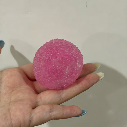 Crunch Ice Slushy Squishy Ball Non-Rebound Fidget Toy, Plasticine Moldable Stress Relief Squeeze Toy for Kids Adults