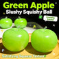 Green Apple Slush Squeeze Toy Crunchy Sound Mochi Squishy Stress Relief Fidget Toy