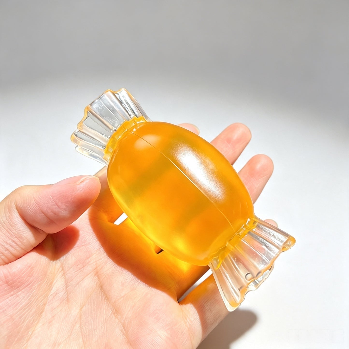 Clear Candy Squishy Toy, Vaseline Filled Non‑Rebound Decompression Fidget Squeeze Toy, TPR Stress Relief Squeeze Ball for Kids Adults