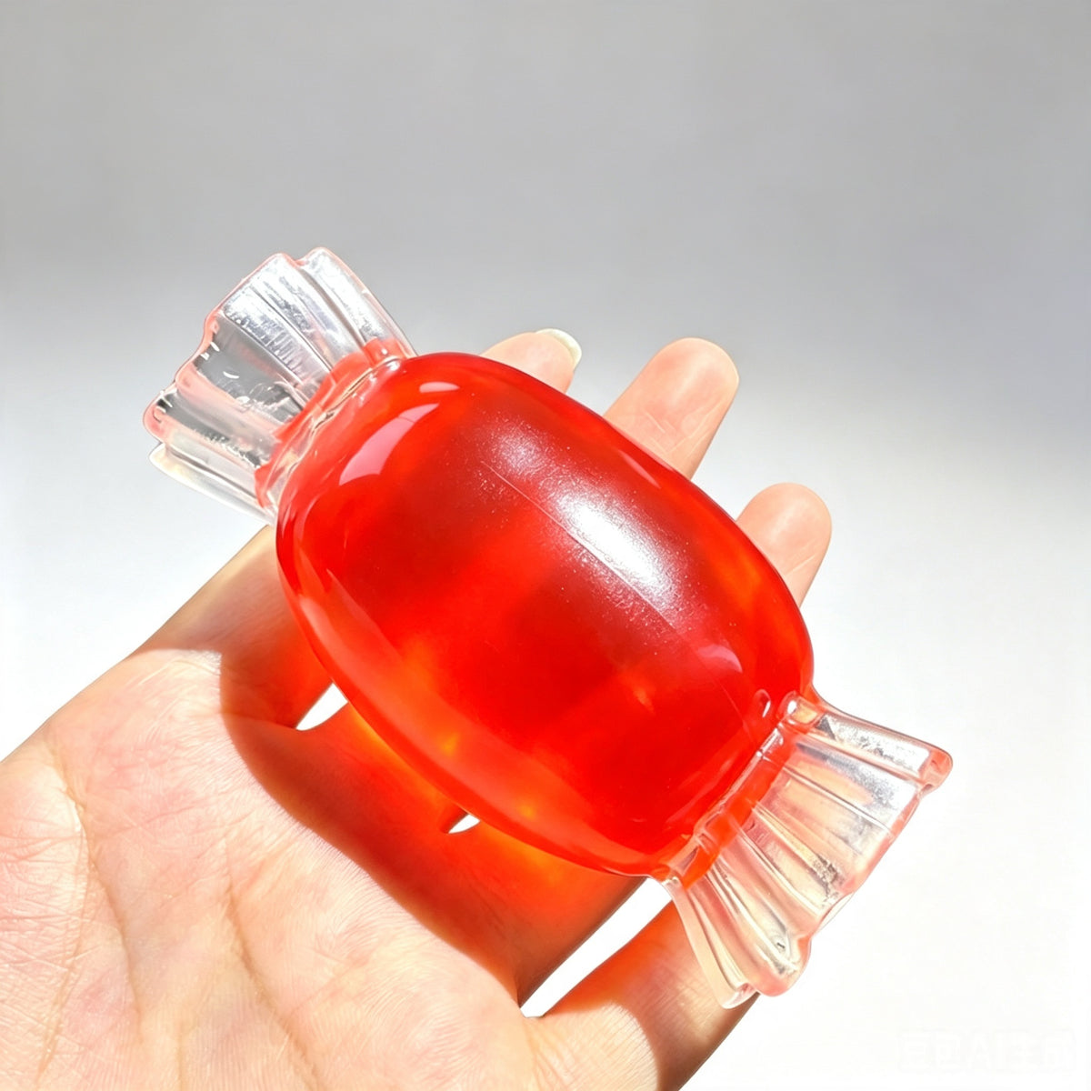 Clear Candy Squishy Toy, Vaseline Filled Non‑Rebound Decompression Fidget Squeeze Toy, TPR Stress Relief Squeeze Ball for Kids Adults