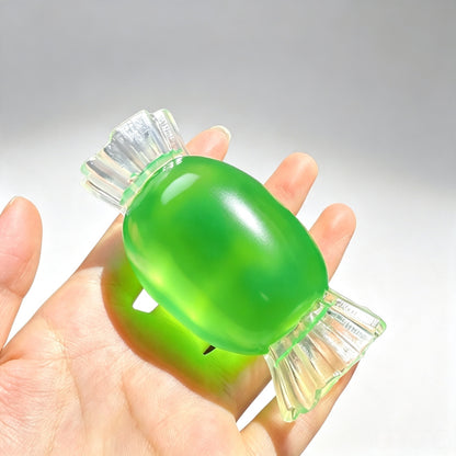 Clear Candy Squishy Toy, Vaseline Filled Non‑Rebound Decompression Fidget Squeeze Toy, TPR Stress Relief Squeeze Ball for Kids Adults
