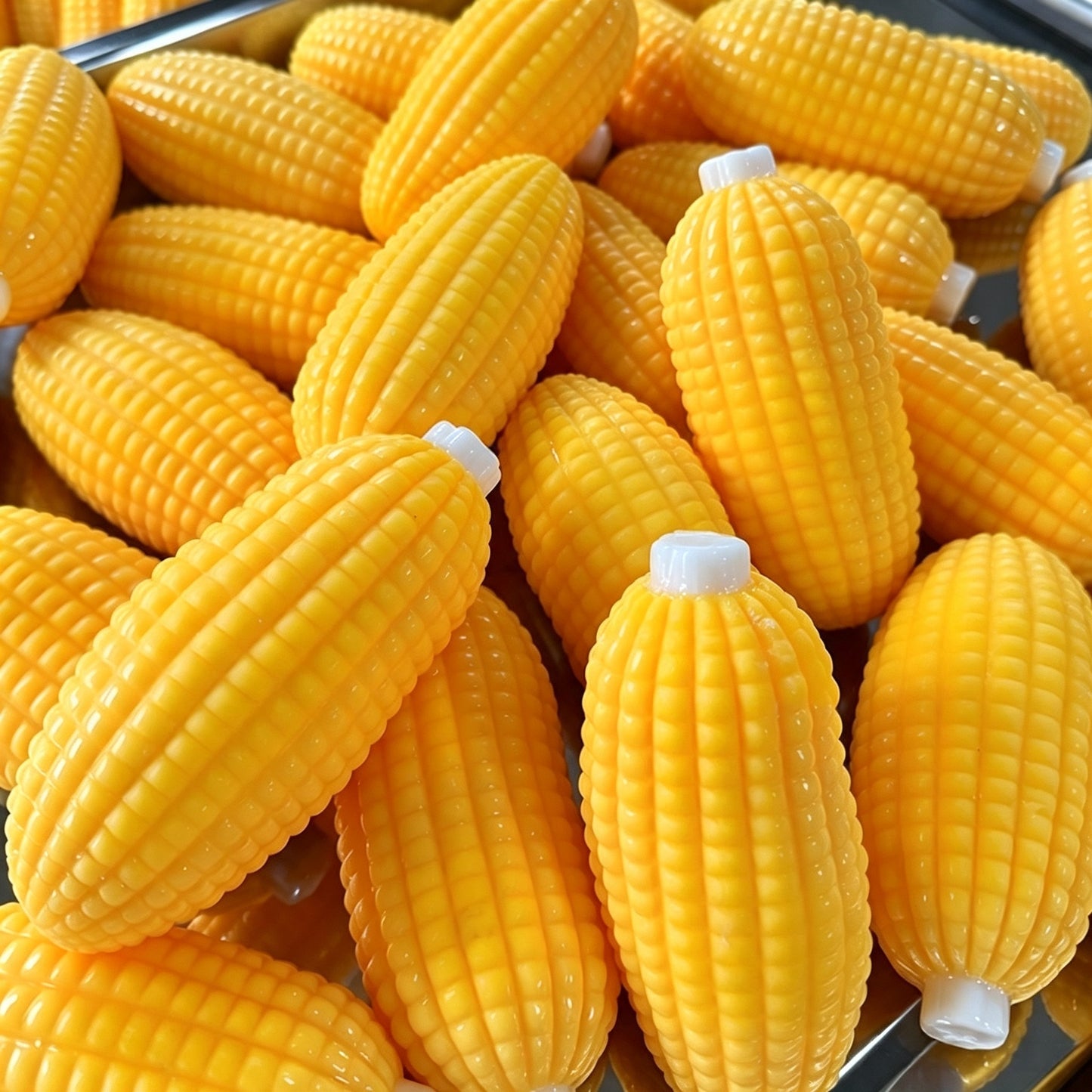 Crinkle Bone Filled Corn Squishy Toy, ASMR Satisfying Pop Squeeze Sensory Fidget Stress Relief Toy