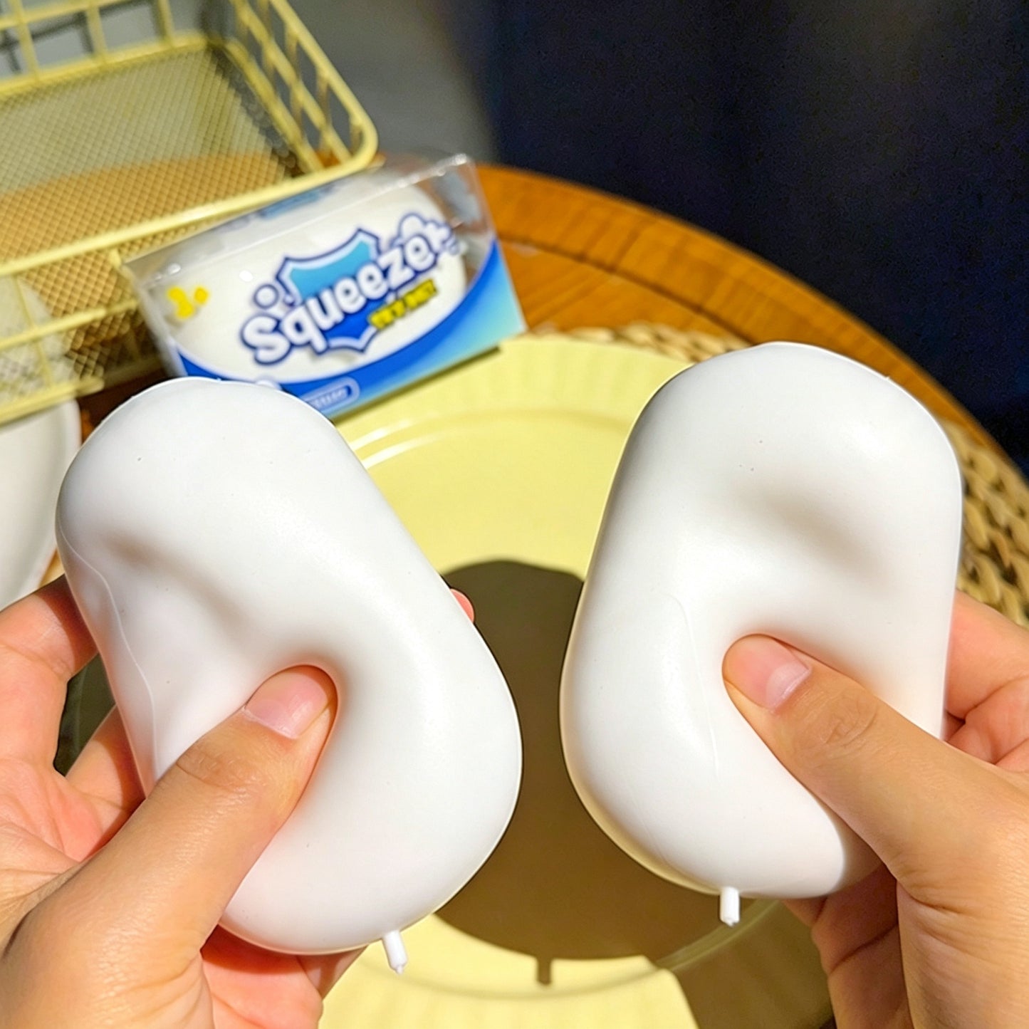 Crunchy Soap Squishy Handmade Building Block Filled ASMR Stress Relief Squeeze Fidget Toy