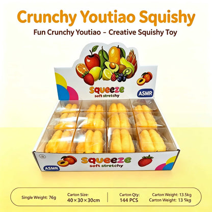 Wholesale Crunch Squishy Food & Fruit | Combined Bulk Pricing, 30+ Style Variants
