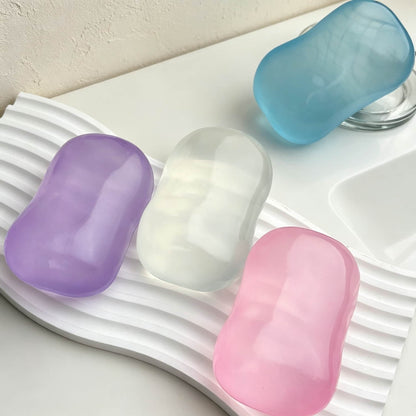 Moldable Transparent Vaseline Soap Squishy, Soft Coconut Oil Squeeze Fidget Toy, Stress Relief Sensory Squishy Toy for Adults Kids