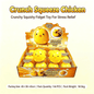 Crunch Squeeze Chicken Squishy | Crunchy Fidget Stress Relief Toy