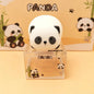 Cute Panda Squishy Fidget Toy, Soft TPR Flour Stress Relief Squeeze Toy, Kawaii Animal Squishy for Kids & Adults