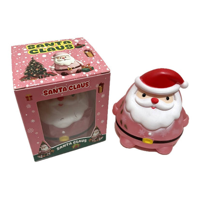 Santa Claus Slow Rising Squishy Toy, Maltose Squeeze Stress Relief Fidget Toy, Cute Christmas Santa Squishies Sensory Decompression Toy for Kids Adults Holiday Gift