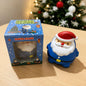 Santa Claus Slow Rising Squishy Toy, Maltose Squeeze Stress Relief Fidget Toy, Cute Christmas Santa Squishies Sensory Decompression Toy for Kids Adults Holiday Gift