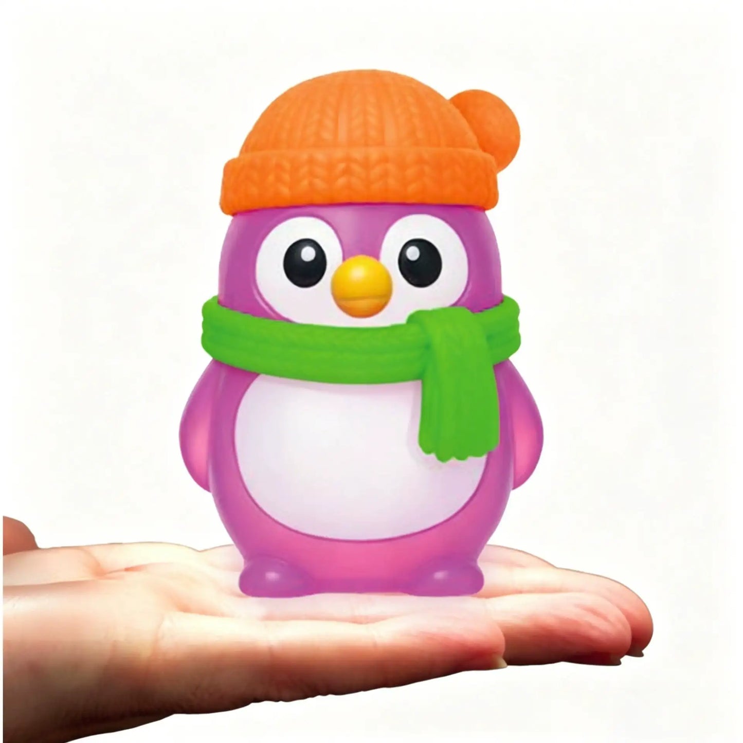 Squishy Penguin Stress Toy | TPR Flour Filled Squeeze Fidget Toy for Kids Gift