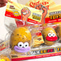 Smusher Potato Squeeze Toy, Funny Big Mouth Potato & Fries Squishy Fidget Toy, Soft Stress Relief Sensory Squish Mochi Toy For Kids Adults, Novelty Gag Decompression Squeeze Toy