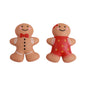 Gingerbread Man Squishy Toy Soft TPR Stretchable Cute Christmas Character Stress Relief Fidget Toy for Kids