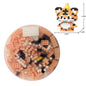 10cm Round Brick‑Picking Fidget Pad, Silicone Pick‑Peel Pad with Mini Micro Building Blocks, Stress Relief Sensory Fidget Toy, DIY Assembly Decompression Toy for Anxiety