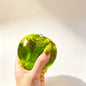 Malt Syrup Apple Squeeze Toy, Transparent Reshapable Squishy Fidget Toy, Stress Relief Desk Toy for Kids and Adults
