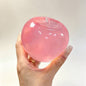 Malt Syrup Apple Squeeze Toy, Transparent Reshapable Squishy Fidget Toy, Stress Relief Desk Toy for Kids and Adults