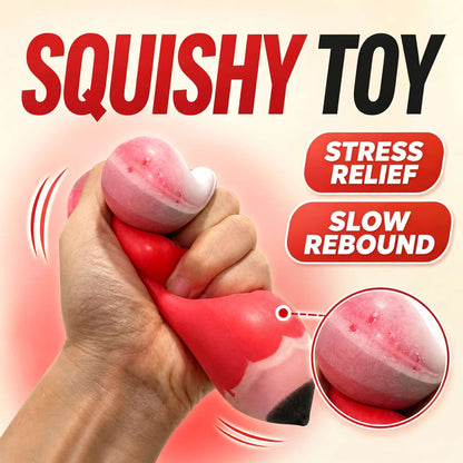 Pencil Squishy Fidget Toy, TPR Flour‑Filled Slow Rebound Squeeze Stress Relief Toy for Kids & Adults