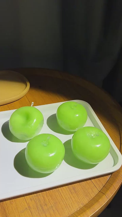 Green Apple Slush Squeeze Toy Crunchy Sound Mochi Squishy Stress Relief Fidget Toy
