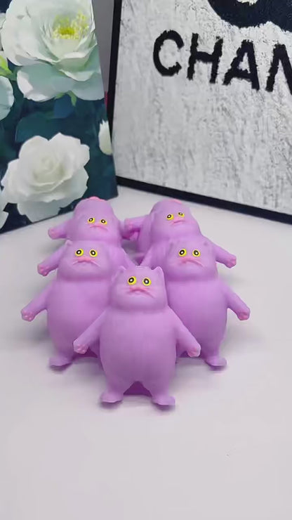 Crunchy Garfield Building‑Block Squish Ball, Mouldable Slow‑Rebound Stress Squeeze Fidget Toy for Wholesale Bulk Order