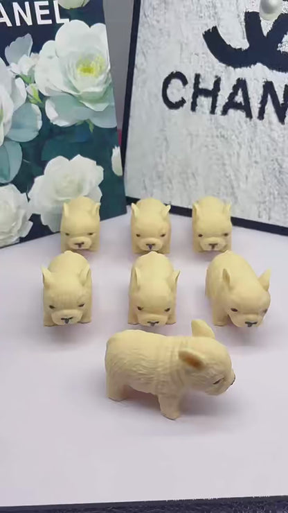 Crunchy Bulldog Building‑Block Squish Ball, Mouldable Slow‑Rebound Stress Squeeze Fidget Toy For Wholesale Bulk Order