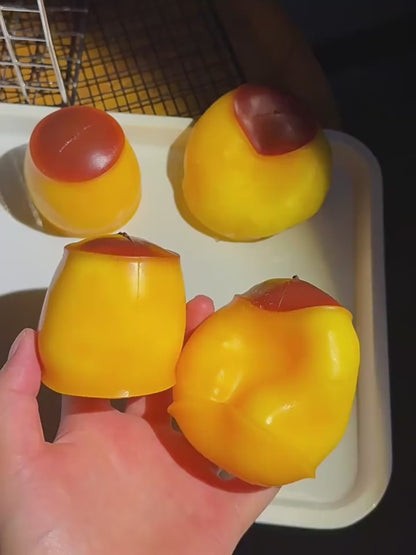 Crunchy Pudding Building Block Squishy | Filled Squeeze Stress Ball